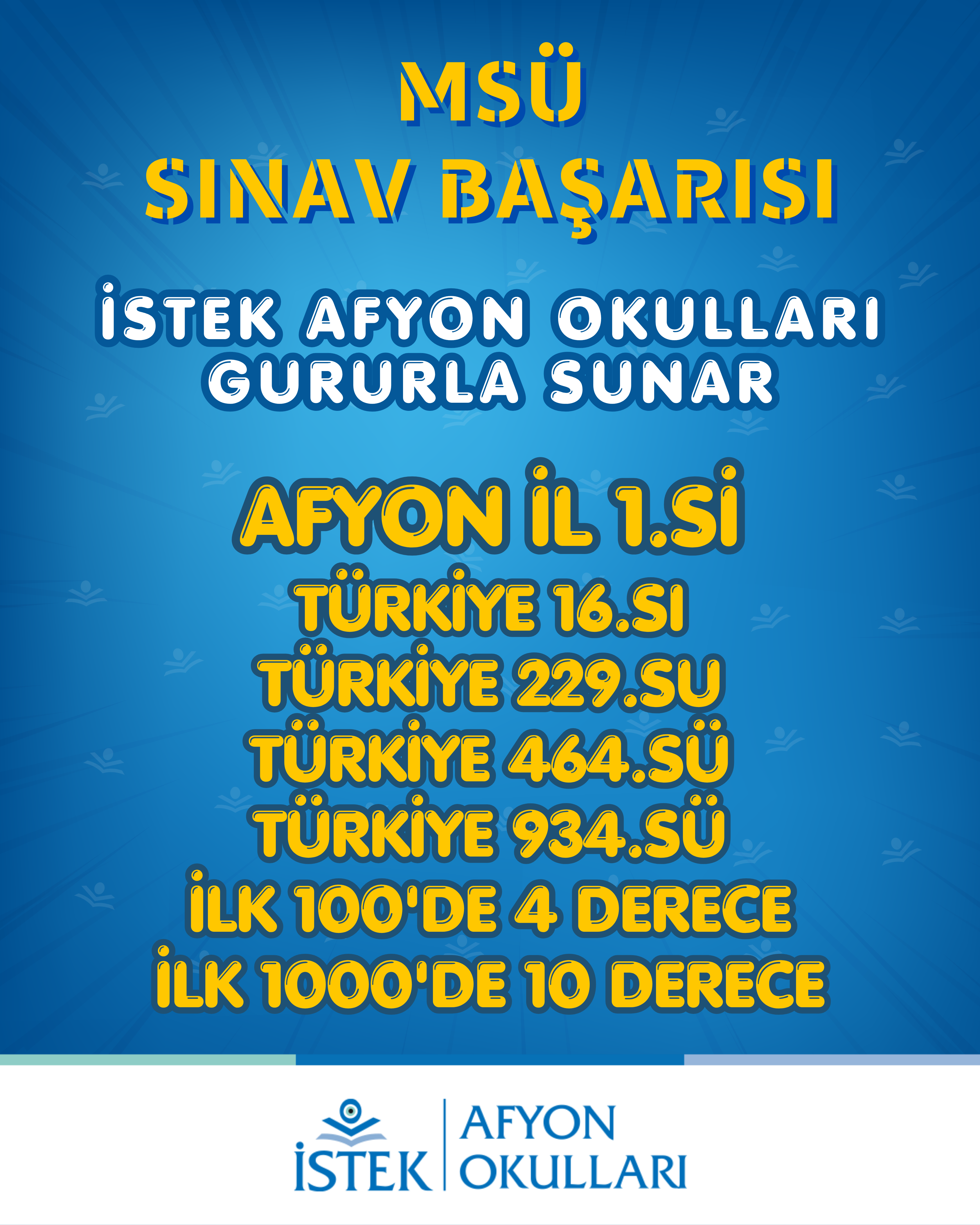 MSÜ SINAV BAŞARISI