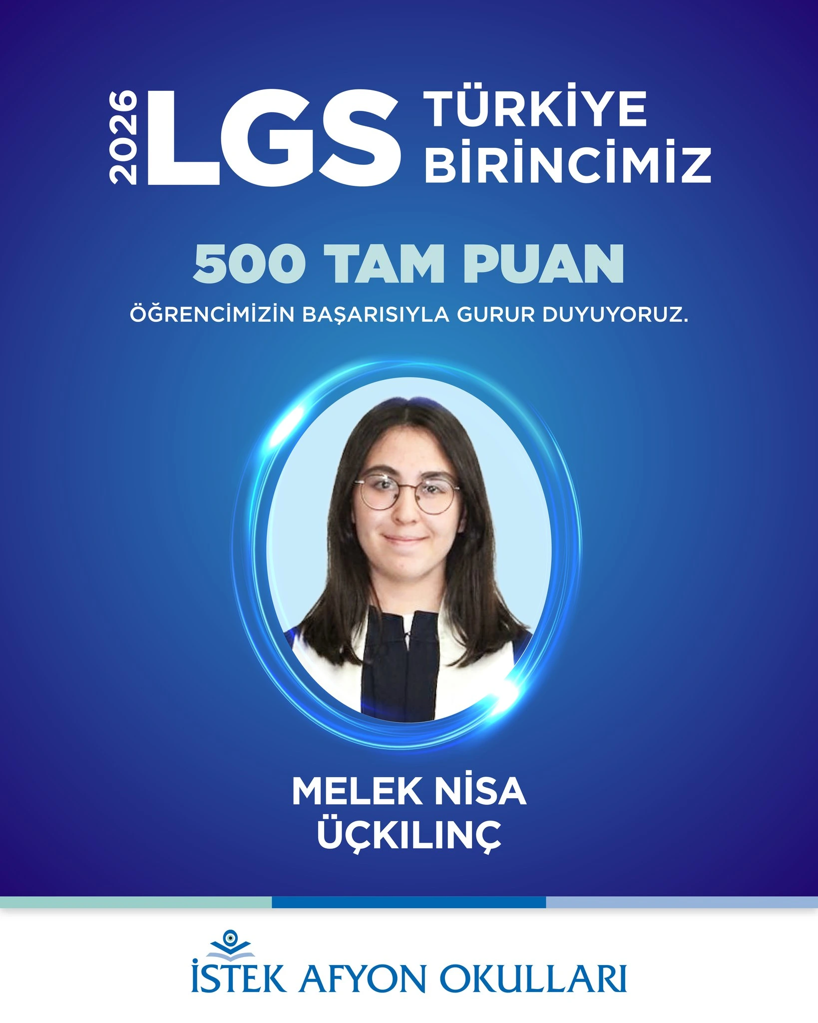2026 LGS TÜRKİYE BİRİNCİMİZ!